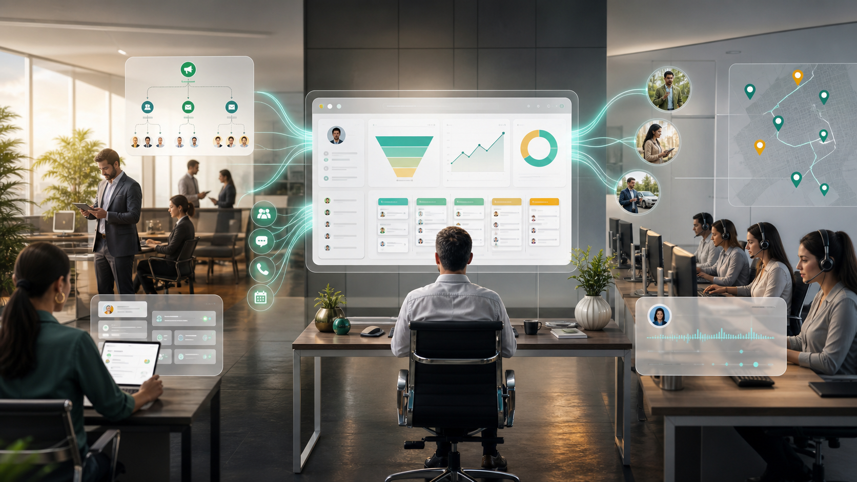 CRM و بازاریابی محیطی فالکن